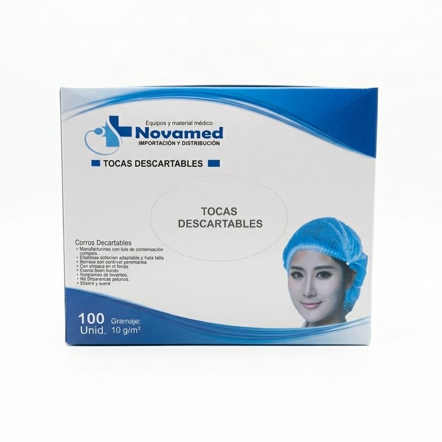 TOCA BLANCA DESCARTABLE NOVAMED